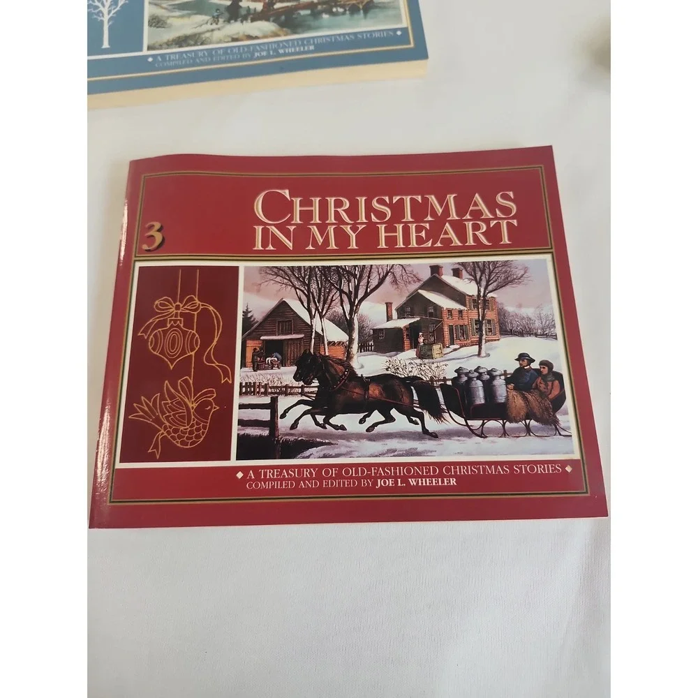 Lot Of 4 Christmas‎ In My Heart Books 1 2 3 4 By Joel L. Wheeler